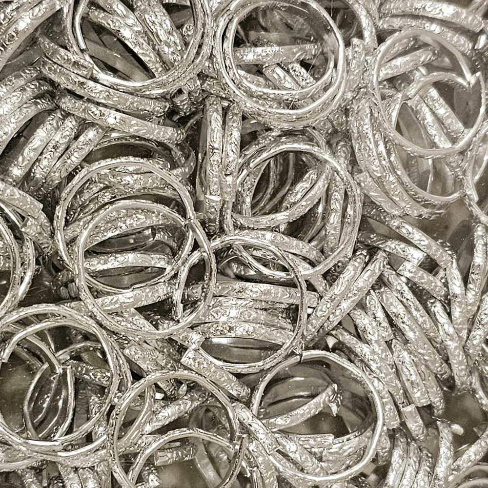 Amscan Silver Wedding Ring Bands 288 Pcs